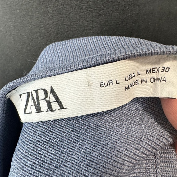 💎 Zara Strapless Top Steel Blue - Picture 5 of 10